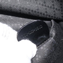 GUCCI Shoulder Bag Nylon Leather Black Silver 000 2113 0602 Auth bs27556-12