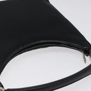 GUCCI Shoulder Bag Nylon Leather Black Silver 000 2113 0602 Auth bs27556-6