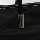 GUCCI Tote Bag Nylon Leather Black Silver 002 123 0457 Auth bs27557-14
