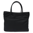 GUCCI Tote Bag Nylon Leather Black Silver 002 123 0457 Auth bs27557-3