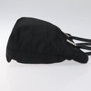 GUCCI Tote Bag Nylon Leather Black Silver 002 123 0457 Auth bs27557-4