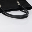 GUCCI Tote Bag Nylon Leather Black Silver 002 123 0457 Auth bs27557-7