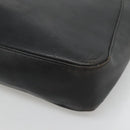 GUCCI Sherry Line Tote Bag Leather Black Silver 002 1134 Auth bs27562-10