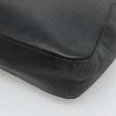 GUCCI Sherry Line Tote Bag Leather Black Silver 002 1134 Auth bs27562-12