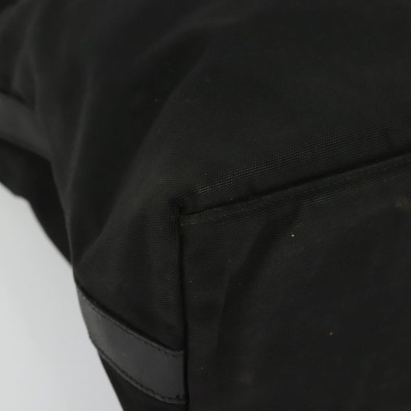 GUCCI Shoulder Bag Nylon Black Silver 001 1955 Auth bs27563