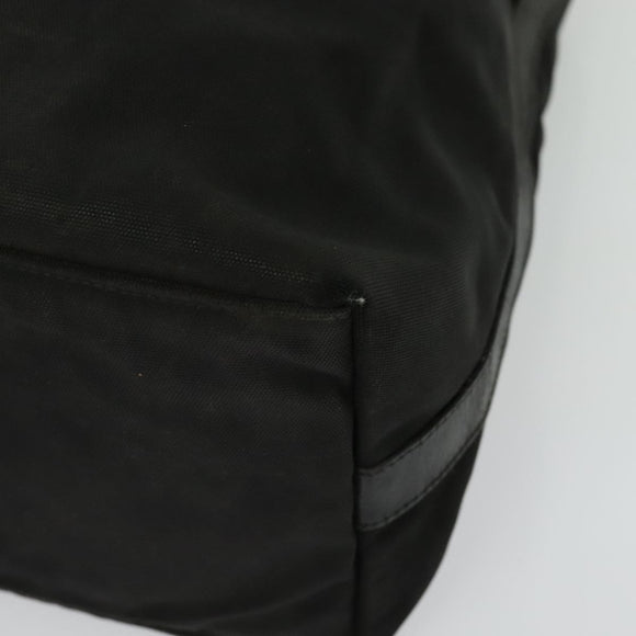 GUCCI Shoulder Bag Nylon Black Silver 001 1955 Auth bs27563