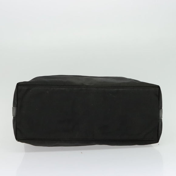 GUCCI Shoulder Bag Nylon Black Silver 001 1955 Auth bs27563