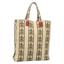 GUCCI Gucci Garden Boutique Tote Bag Canvas Beige Auth bs27564-1