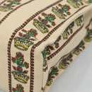 GUCCI Gucci Garden Boutique Tote Bag Canvas Beige Auth bs27564-10