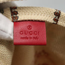 GUCCI Gucci Garden Boutique Tote Bag Canvas Beige Auth bs27564-14