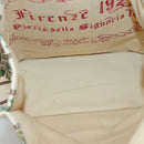 GUCCI Gucci Garden Boutique Tote Bag Canvas Beige Auth bs27564-15