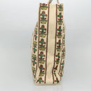 GUCCI Gucci Garden Boutique Tote Bag Canvas Beige Auth bs27564-4