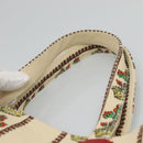 GUCCI Gucci Garden Boutique Tote Bag Canvas Beige Auth bs27564-8