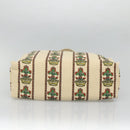GUCCI Gucci Garden Boutique Tragetasche Canvas Beige Auth bs27564-5
