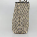 GUCCI GG Supreme Sherry Line Tote Bag PVC Navy Silver 211134 Auth bs27569-4