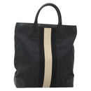 GUCCI GG Canvas Sherry Line Tote Bag Black Silver 002 1093 Auth bs27572-1