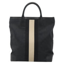 GUCCI GG Canvas Sherry Line Tote Bag Black Silver 002 1093 Auth bs27572-13