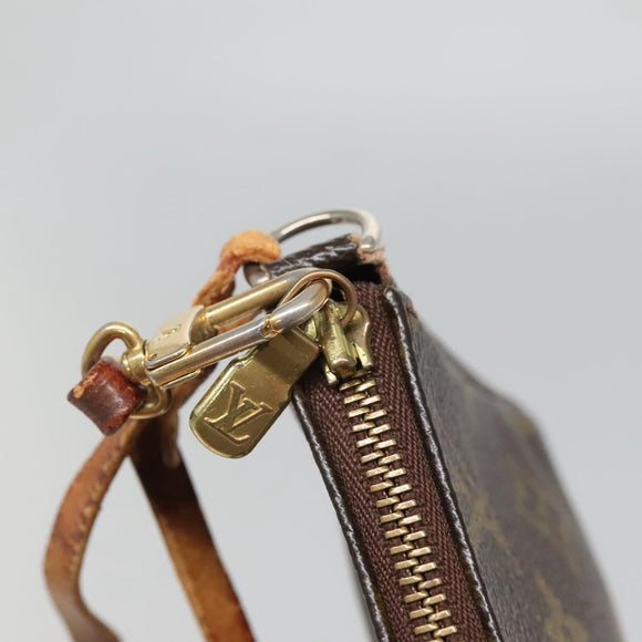 LOUIS VUITTON Monogram Pochette Accessoires Pouch M51980 LV Auth bs27577