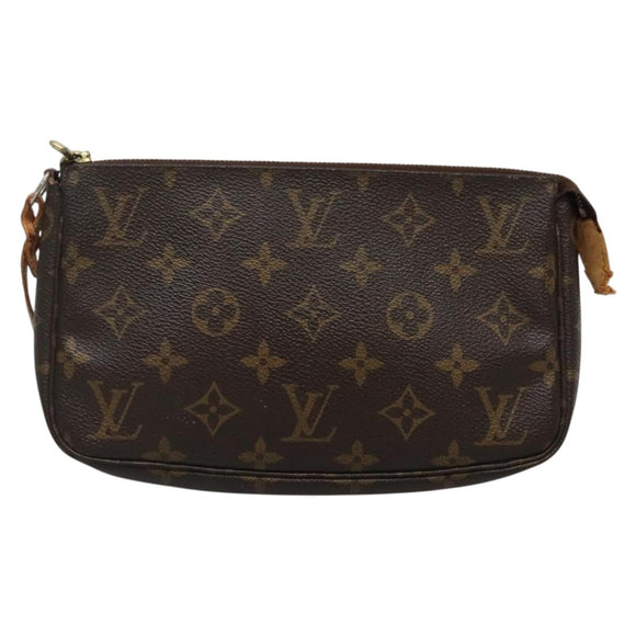 LOUIS VUITTON Monogram Pochette Accessoires Pouch M51980 LV Auth bs27577