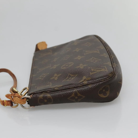 LOUIS VUITTON Monogram Pochette Accessoires Pouch M51980 LV Auth bs27577