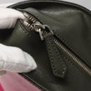 FENDI Monster Tote Bag Leather Pink Silver Auth bs27589-18