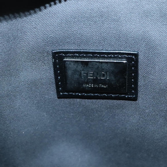 FENDI Monster Tote Bag Leather Pink Silver Auth bs27589