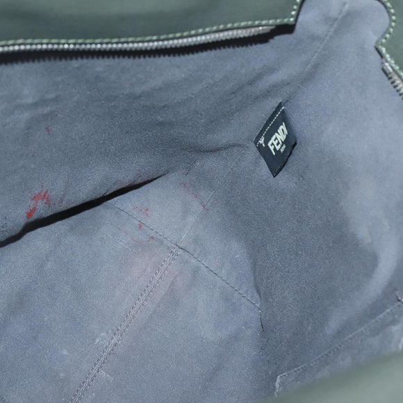 FENDI Monster Tote Bag Leather Pink Silver Auth bs27589