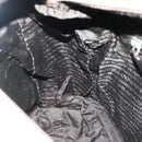 PRADA Shoulder Bag Nylon Khaki Silver Auth bs27601-19