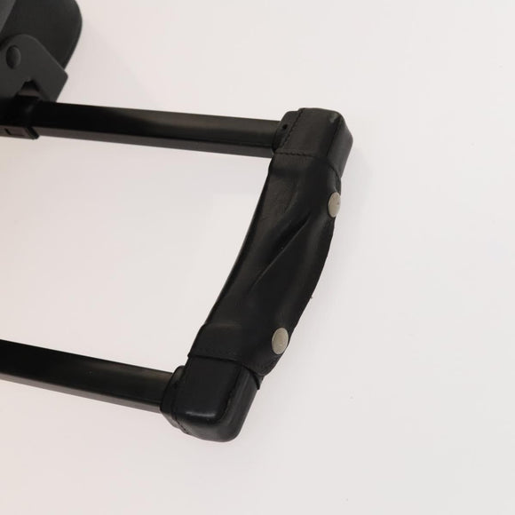 LOEWE Carry Case Anagram PVC Black Silver Auth bs27608