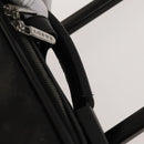 LOEWE Carry Case Anagram PVC Black Silver Auth bs27608-9