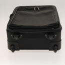 LOEWE Carry Case Anagram PVC Black Silver Auth bs27608-6