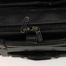LOEWE Carry Case Anagram PVC Black Silver Auth bs27608-21