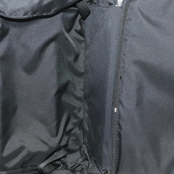 LOEWE Carry Case Anagram PVC Black Silver Auth bs27608