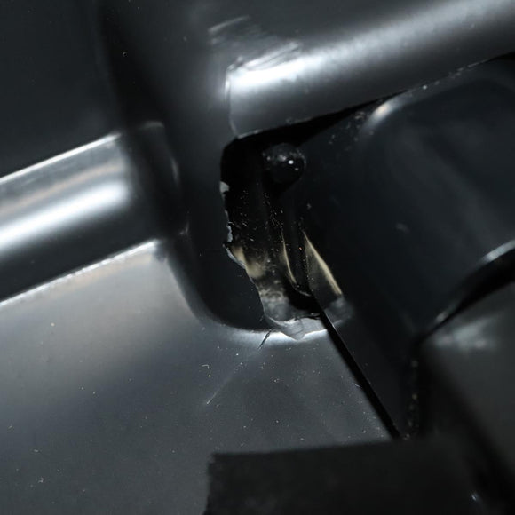 LOEWE Carry Case Anagram PVC Black Silver Auth bs27608