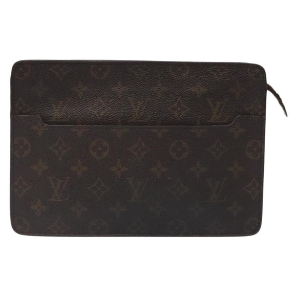 LOUIS VUITTON Monogram Pochette Homme Clutch Bag M51795 LV Auth bs27610