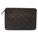 LOUIS VUITTON Monogram Pochette Homme Clutch Bag M51795 LV Auth bs27610-3