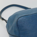 LOUIS VUITTON Epi Petit Noe Shoulder Bag Blue M44105 LV Auth bs27625-16