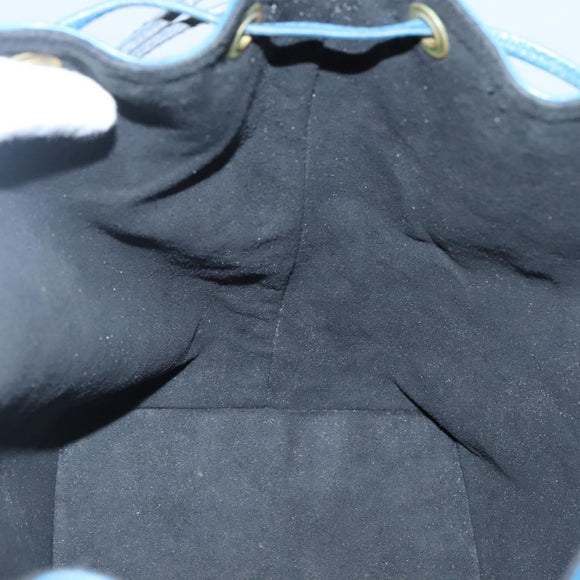 LOUIS VUITTON Epi Petit Noe Shoulder Bag Blue M44105 LV Auth bs27625