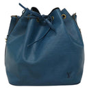 LOUIS VUITTON Epi Petit Noe Shoulder Bag Blue M44105 LV Auth bs27625-13