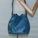 LOUIS VUITTON Epi Petit Noe Shoulder Bag Blue M44105 LV Auth bs27625-20