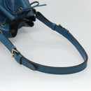 LOUIS VUITTON Epi Petit Noe Shoulder Bag Blue M44105 LV Auth bs27625-7