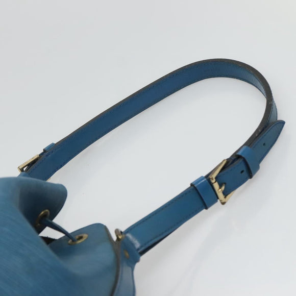 LOUIS VUITTON Epi Petit Noe Shoulder Bag Blue M44105 LV Auth bs27625