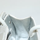 Christian Dior Ever Mini Hand Bag Leather 2way Silver Auth bs27633-17