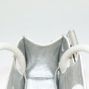 Christian Dior Ever Mini Hand Bag Leather 2way Silver Auth bs27633-18