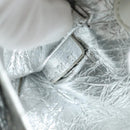 Christian Dior Ever Mini Hand Bag Leather 2way Silver Auth bs27633-21