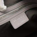 Christian Dior Canage Granville Hand Bag Leather 2way Gray Silver Auth bs27634-21