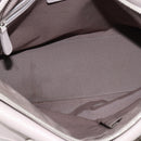 Christian Dior Canage Granville Hand Bag Leather 2way Gray Silver Auth bs27634-22