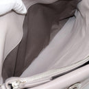 Christian Dior Canage Granville Hand Bag Leather 2way Gray Silver Auth bs27634-28