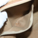 Christian Dior Honeycomb Canvas Boston Bag Beige Auth bs27637-19