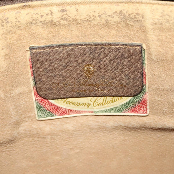 GUCCI GG Supreme Web Sherry Line Shoulder Bag PVC Beige 904 02 026 Auth bs27641